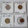 Image 2 : Binder Page Filled with Assorted World Coins: Costa Rica, Ecuador, Guatemala, Malaysia, & More! 