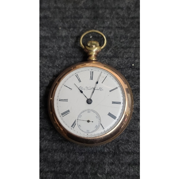Size 18 Elgin National W Dueber X Case Pocket Watch
