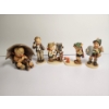 Image 1 : Lot of 5 Hummel Goebel Porcelain Figurines ft. Rare "The Photographer" #178 & "Umbrella Boy"