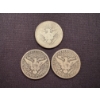 Image 2 : 3 - United States Barber Silver Half Dollars - Turn Of The Century