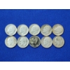 Image 1 : x10 Assorted Years 90% Silver Roosevelt Dimes FV: $1.00