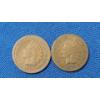 Image 1 : Semi-Key Date United States 1874 & 1879 Indian Head Cents 