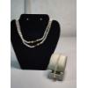 Image 1 : Vintage Pearl and 14K Gold Jewelry Set: 2 Necklaces, Bracelet, Earrings TW: 44.1g
