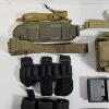 Image 2 : Tactical Gear Nylon MOLLE Pouches And Polymer Ammunition Magazines