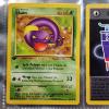 Image 2 : Black Binder W/ Two 1ST Edition Vintage Pokemon Trading Cards & Like New Empty Binder Pages  