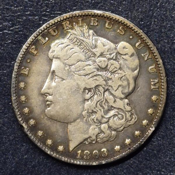 1893 O Morgan Silver Dollar - Better Grade Circulated Coin See Pics