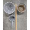 Image 4 : Vintage Enamelware Collection And Two Tin Maple Syrup Bucket Lids