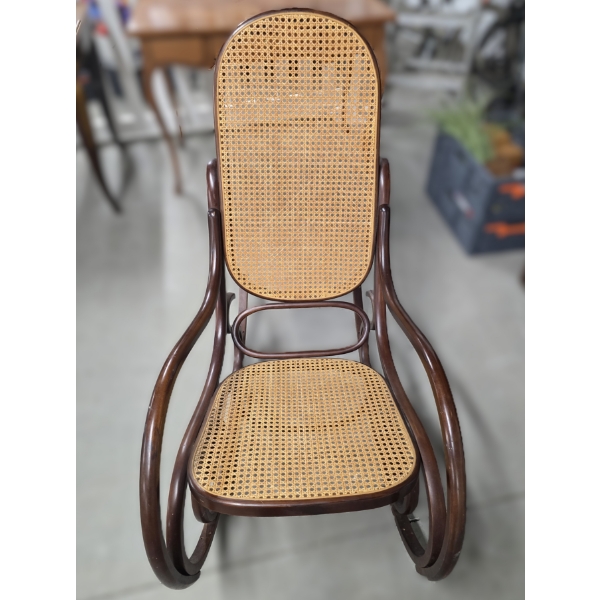 Gorgeous Bentwood Churchill Caned Rocking Chair