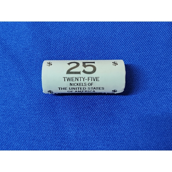 Roll of 25 Uncirculated United States Nickels - Philadelphia Mint