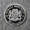 Image 2 : One Troy Ounce .9999 Fine Silver 2021 African Wildlife Elephant ~ 100 Schillings
