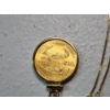 Image 3 : Incredible U.S. 2000 Gold Eagle 1/10th Ounce Gold Coin on 14K Pendant and 16in Chain TW: 5.3g