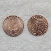 Image 2 : Two Assorted One Ounce Cannabis Themed .999 Fine Copper Art Rounds
