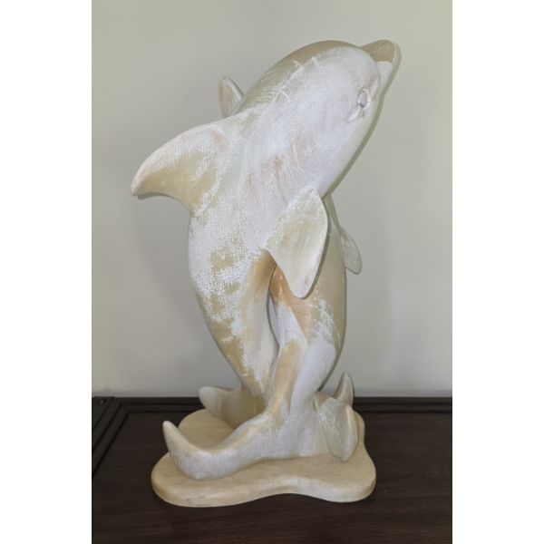 Lightweight Dolphin Sculpture 24" Tall