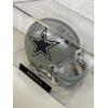 Image 1 : Bob Lilly Autographed Dallas Cowboys Mini Helmet in Storage Cube - HOF '80 - Riddell Helmet