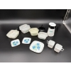 Image 1 : Plastic Corning Ware Dishware Toy Set - 3 Plates - Pots - Pans - Coffee Pot with Burner - Cups 