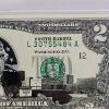 Image 2 : 2003-A Series $2 Federal Reserve Note colorized for South Dakota Statehood