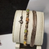 Image 5 : Nice Lot of Sterling Silver Jewelry Including Gorgeous Gold-Tone Opal Bracelet TW: 23.9g