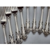 Image 14 : Beautiful Towle "El Grandee" 1964 Sterling Silver Flatware Set in Wooden Storage Box TW: 1964g