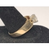 Image 6 : 14K Gold Engagement Ring With 1.00ct Round Brilliant Cut Diamond With GIA Paperwork - Weight: 6.4g