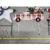 Image 4 : Lot of (4) Outdoor Metal Christmas Holiday Signs/Stakes - See Photos/Description for Sizes