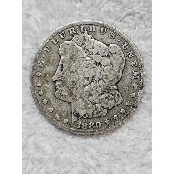 1880-CC United States Morgan 90% Silver Dollar