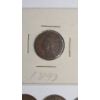Image 2 : 1891, 1893, 1896, 1900, 1903, 1904, 1907 Indian Head Cents - Face Value: $0.08