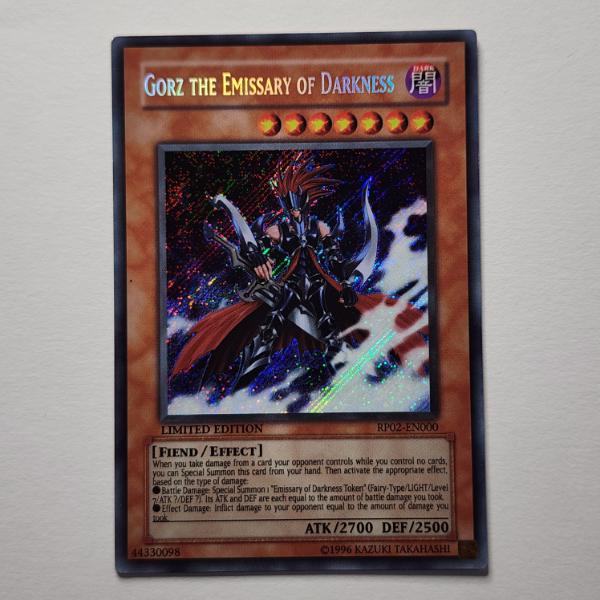 Gorz The Emissary of Darkness RP02-EN000 LIMITED EDITION Holo Rare Yu-Gi-Oh Trading Card ~ NM 