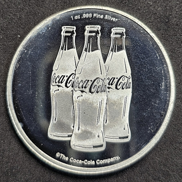 Coca-Cola Silver Round - .999 Silver 1 Ounce