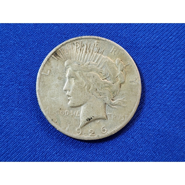 1926-S 90% Silver Peace Dollar
