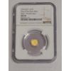 Image 1 : NGC MS 70 Gold Day of the Dead Rose 1/200th Gold  - Skull - Private Issue - Graded Coin