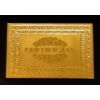 Image 2 : 3 Pcs U S Currency Pure 24k .999 Replica Gold Foil $20 & $50 Note w .999 24k GOLD COA - Mint. 