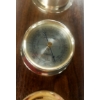 Image 3 : 3 Pc Barometer Set As Shown - Wall Mount Simulated Wood Mounting Block