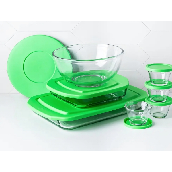 Brand New In Box Libbey Bakers Basics 14 Piece Set!