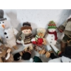 Image 4 : Lot of Decorative Plush Snowman Collectibles 