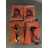 Image 1 : Four Orange Adjustable Life Preservers, Including 2 New & 2 Used/Good Condition 
