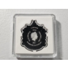 Image 4 : 2021 Niue Harry Potter Slytherin House 1 oz .999 Fine Silver Crest Shaped Coin - Mintage 5,000