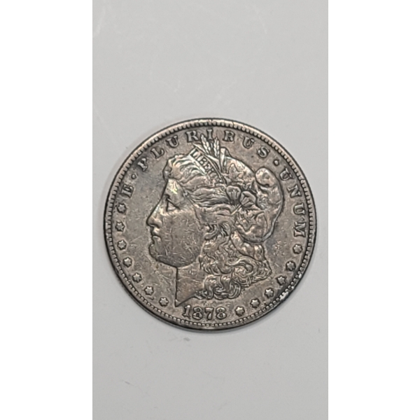 1878-S 90% Silver Morgan Dollar 