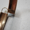 Image 2 : 10K Yellow Gold Bandle Bracelet Cross-Hatched Design - Total Weight: 8.2g