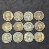 Image 1 : 90% Silver Washington Quarters - $3.00 FV & (1) Non Silver Quarter - $0.25 FV