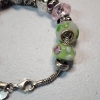 Image 4 : Sterling Silver Pandora-Like Charm Bracelet & Two Rings - See Photos! 