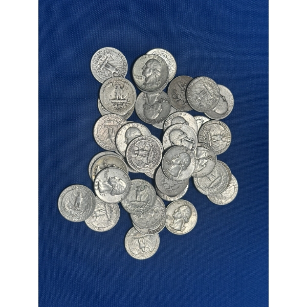 Assorted 90% Silver Quarters - $10 Face Value