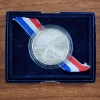 Image 1 : 2005-P United States 90% Silver Marines Dollar in Original Mint Box ~ BRILLIANT MINT CONDITION!