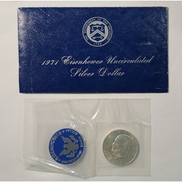 1971-S Eisenhower Uncirculated Silver Dollar 