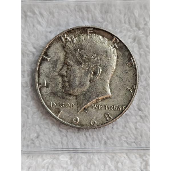 1968 40% Silver Kennedy Half Dollar - AFV $.50 - GREAT CONDITION!