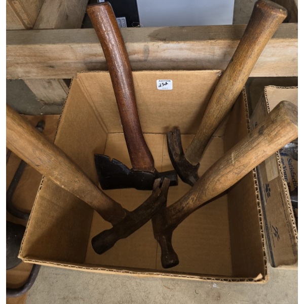 Assorted Hammers and Axe