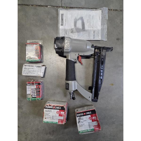 Porter Cable Finish Nailer With Nails