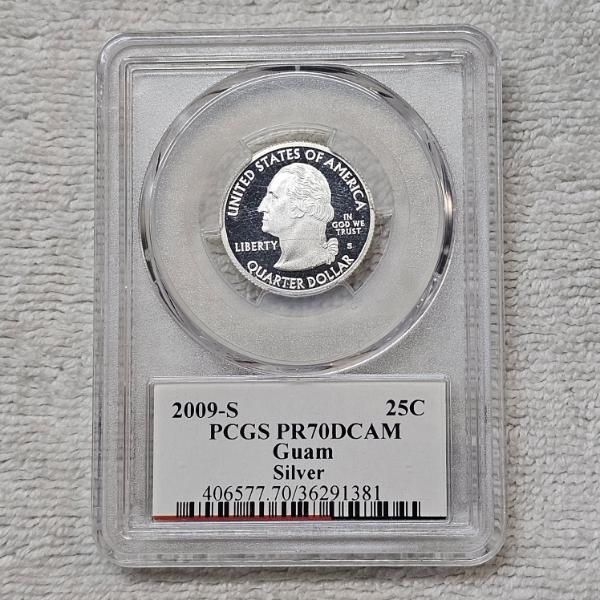 2009-S PCGS PR70DCAM Guam Silver Quarter