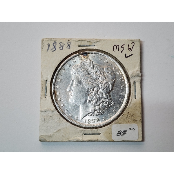 1888 Morgan Silver Dollar - Like MS67