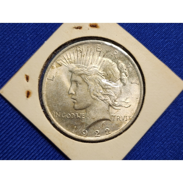 1922 Silver Peace Dollar - 90% Silver U.S. Dollar