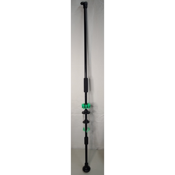37" Aluminum Blowgun With (8) Integrated Dart Quivers 